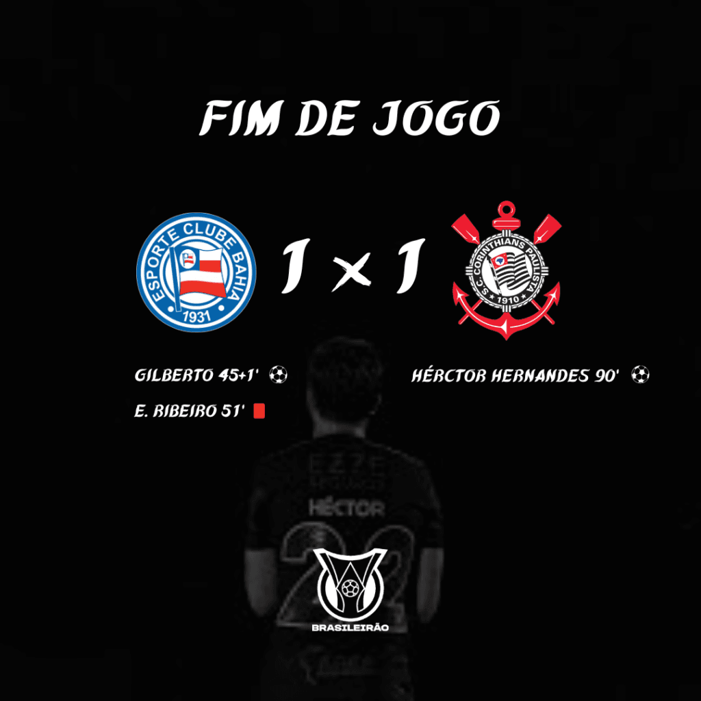 Bahia 1 x 1 Corinthians