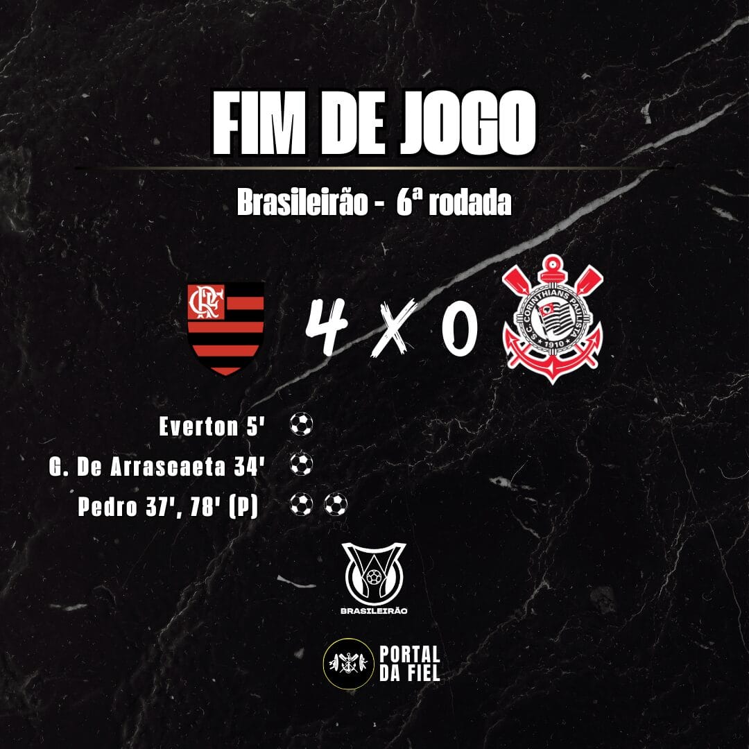 Corinthians é goleado pelo Flamengo e revolta torcida no Maracanã