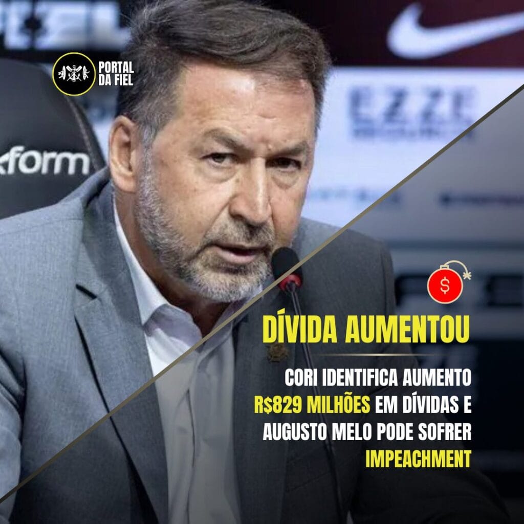 CORI identifica aumento da dívida do Corinthians