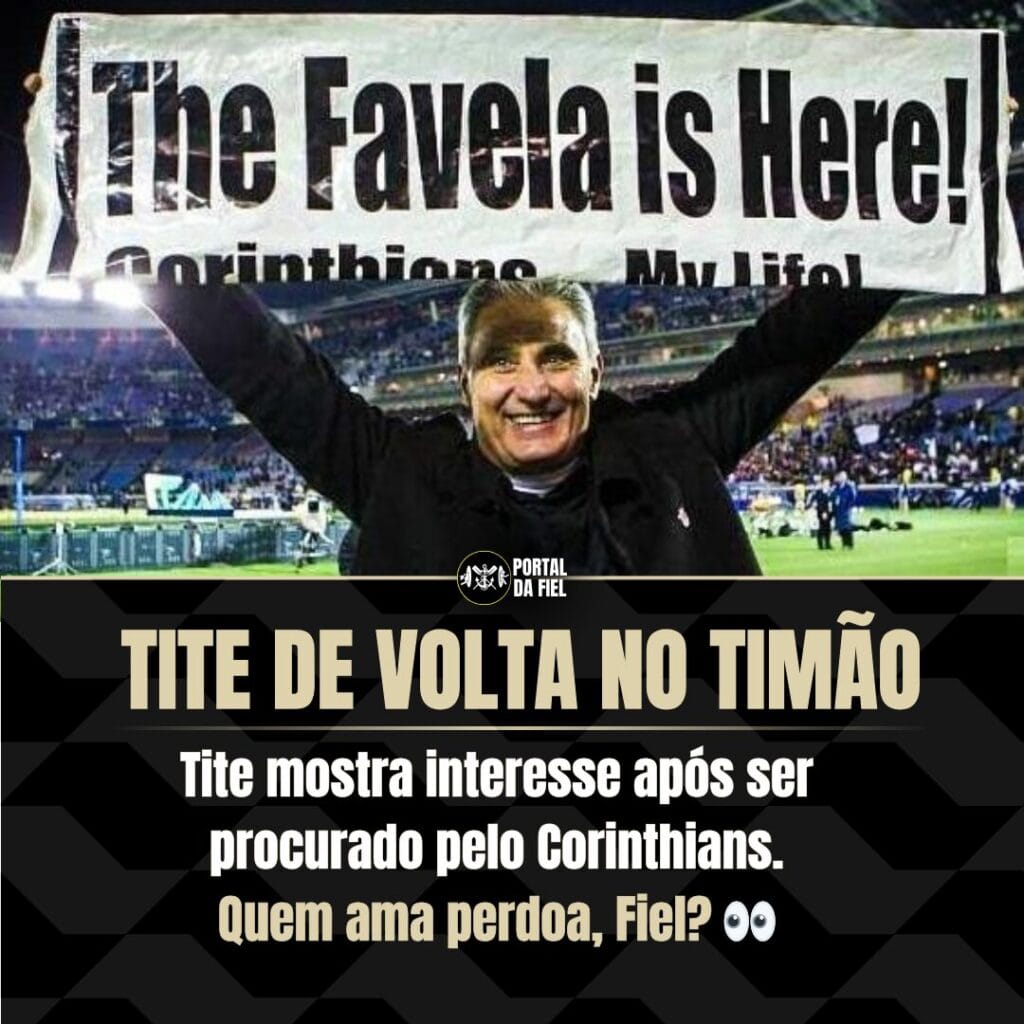 Tite de volta no Timão